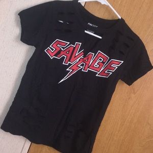 Savage Cut Tee